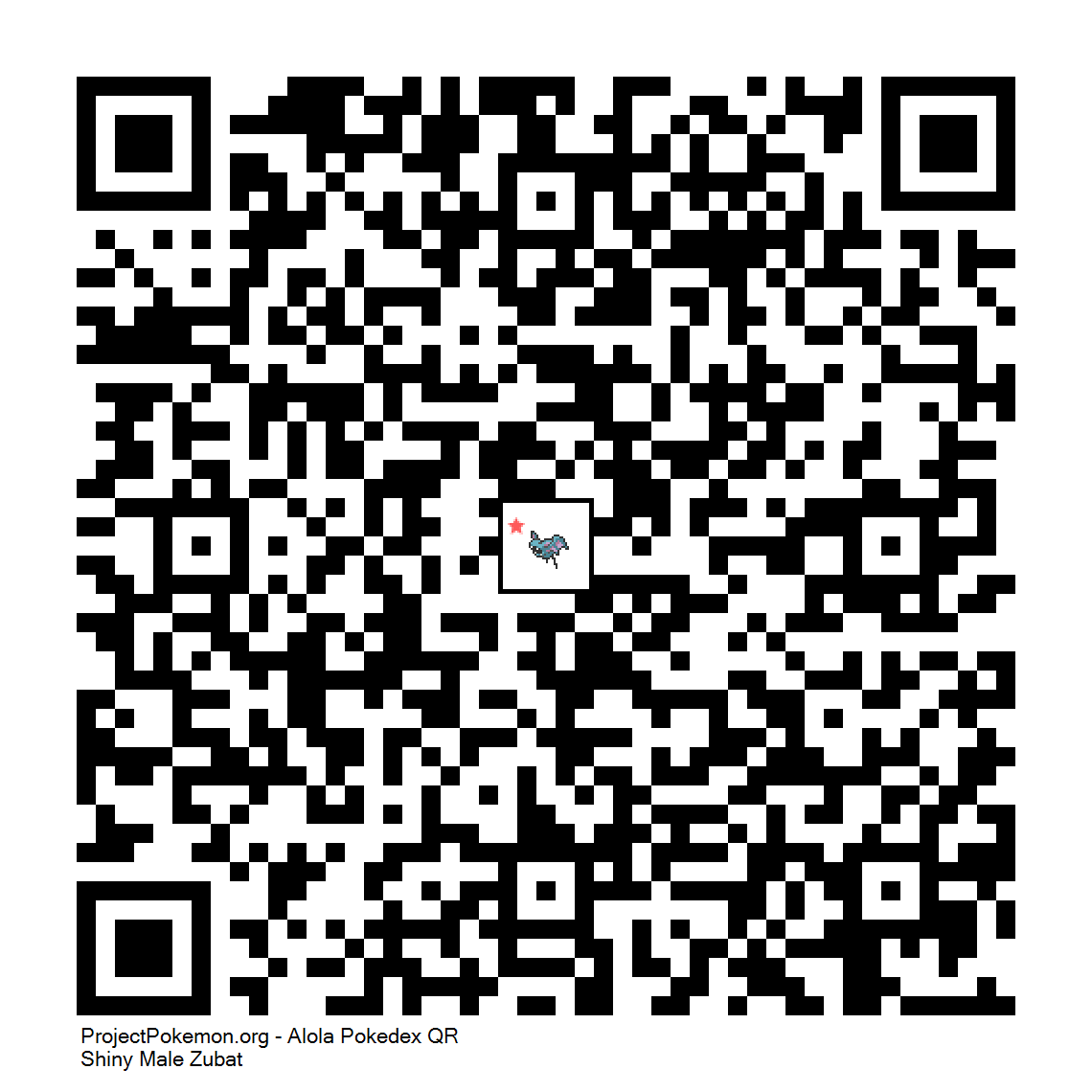 Cdigo QR de Zubat variocolor
